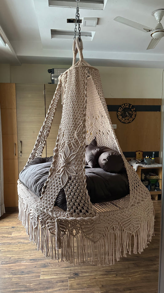 Bamboo Sofa Cum Bed Swing