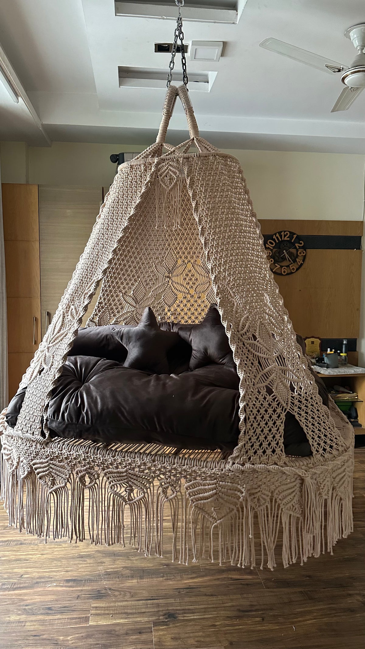 Bamboo Sofa Cum Bed Swing