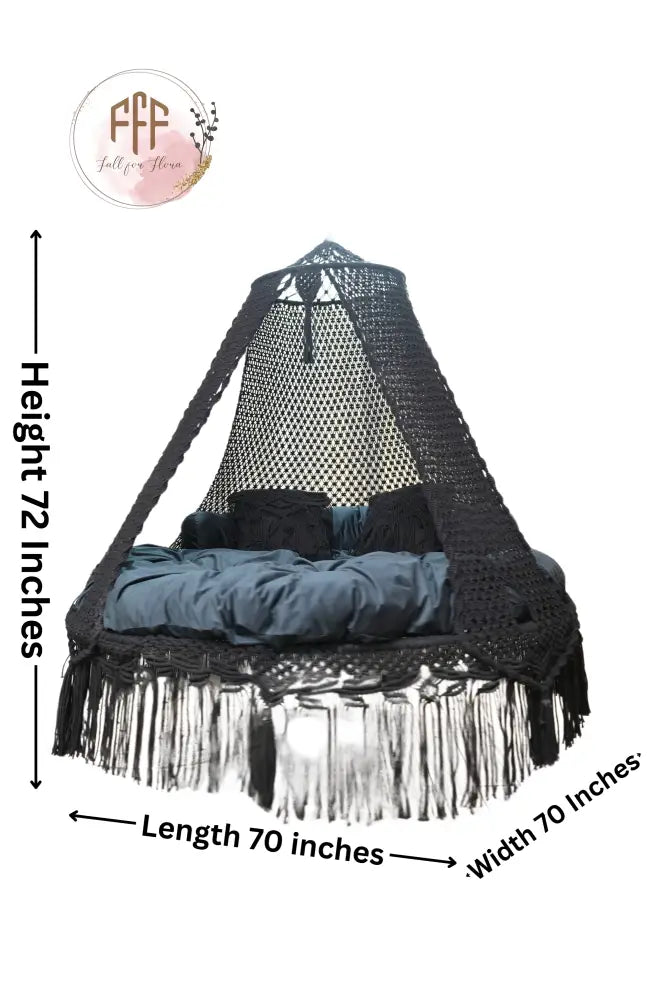 Black Big Bed Swing