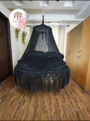 Black Big Bed Swing