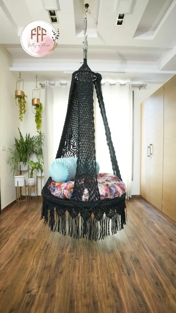 Charcoal Jade Swing Single Seater