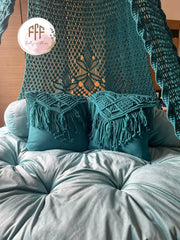 Deep Ocean Teal Bed Swing