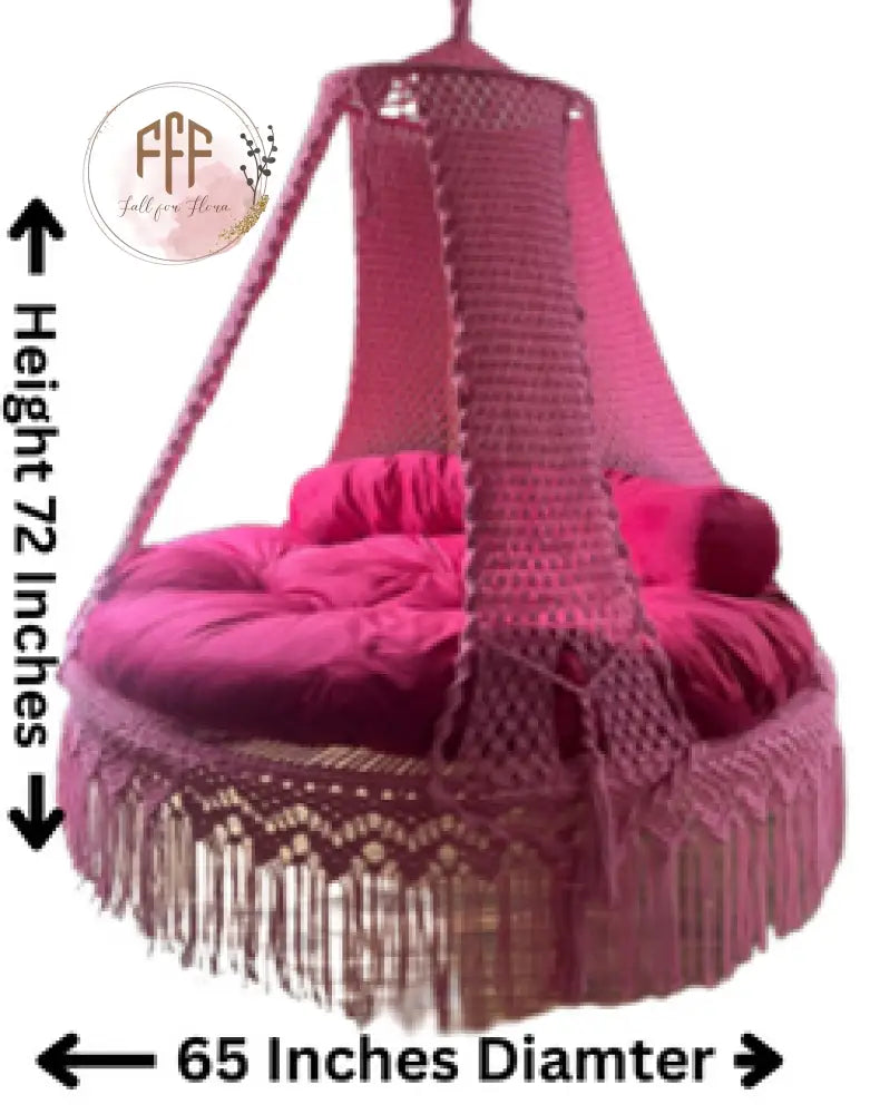 Goldrose Pink Bed Swing