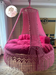 Hot Pink Bed Swing