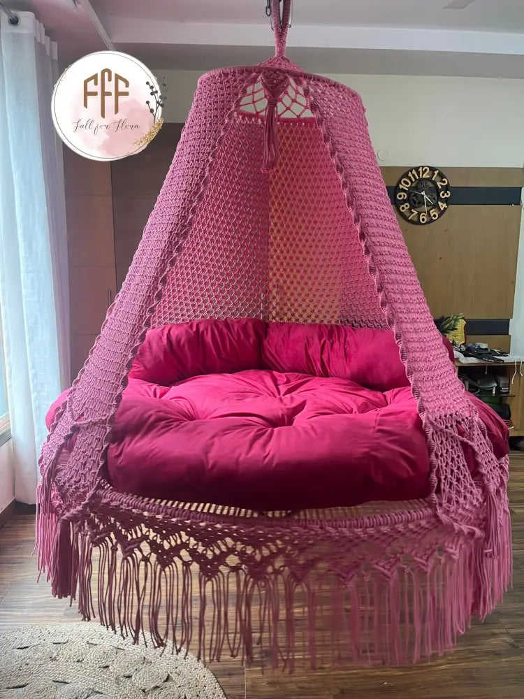 Hot Pink Bed Swing 65 Inches / Lush Lux