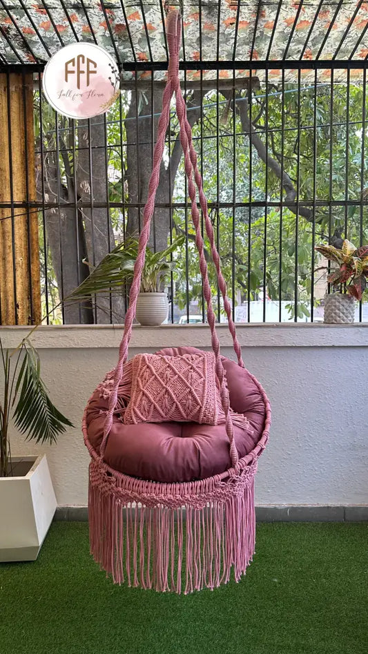 Lavish Pink Chair Swing