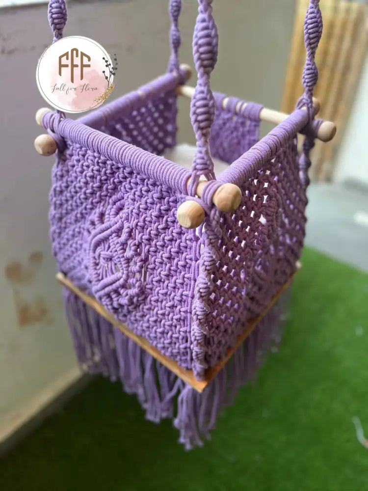 Lilac Baby Swing