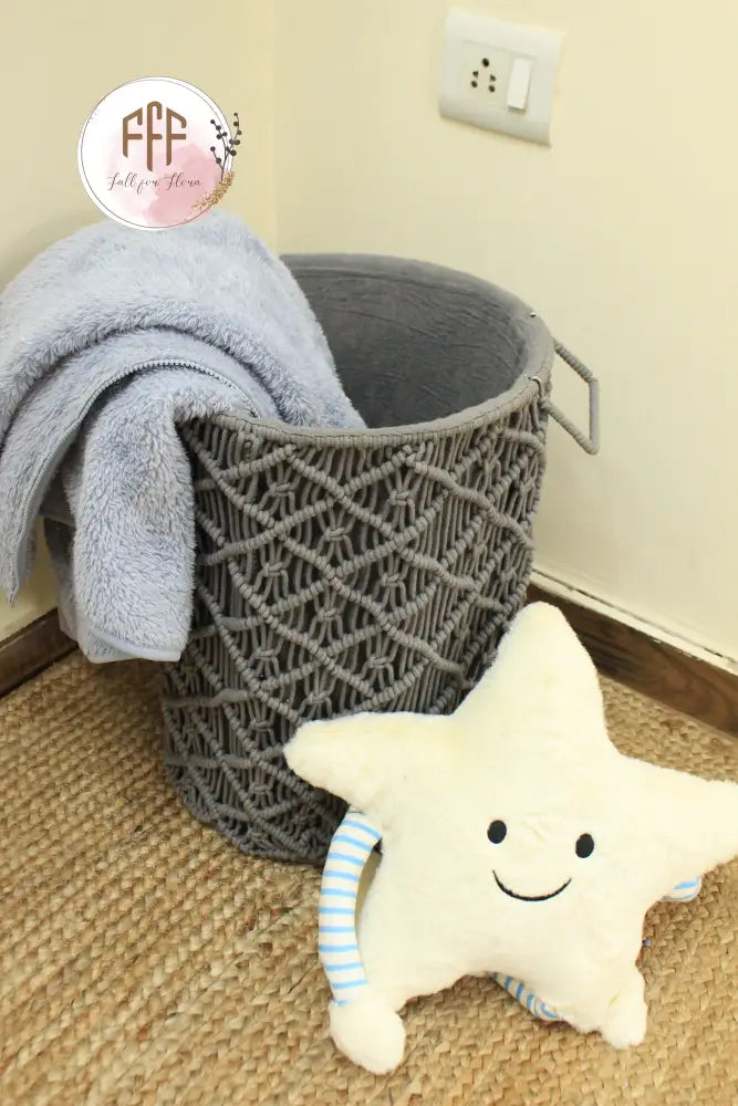 Melange Grey Laundry Basket