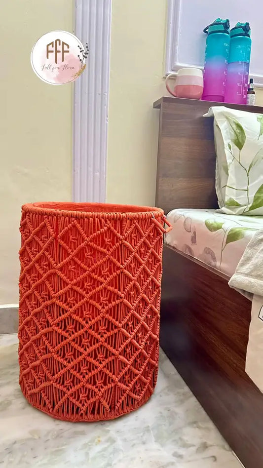 Orange Laundry Basket