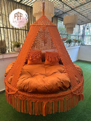 Orange Sky Big Bed Swing