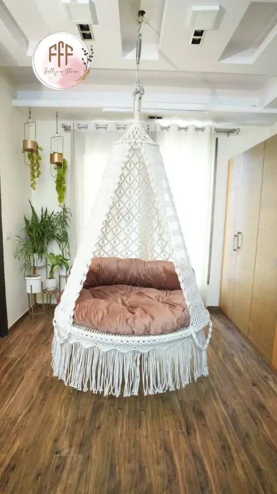 Vanilla Frost Dual Seater Swing