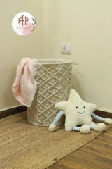 White Sand Laundry Basket - Large