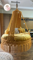 Yellow Star Bed Swing