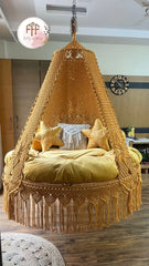 Yellow Star Bed Swing 60 Inches /